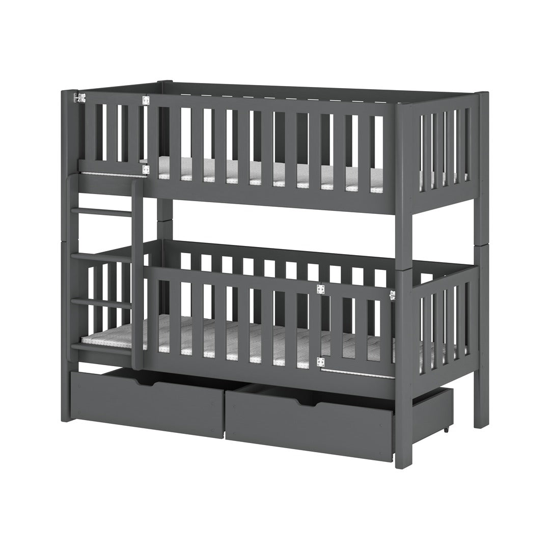 Wooden Bunk Bed Ksawery With Drawers, image 3