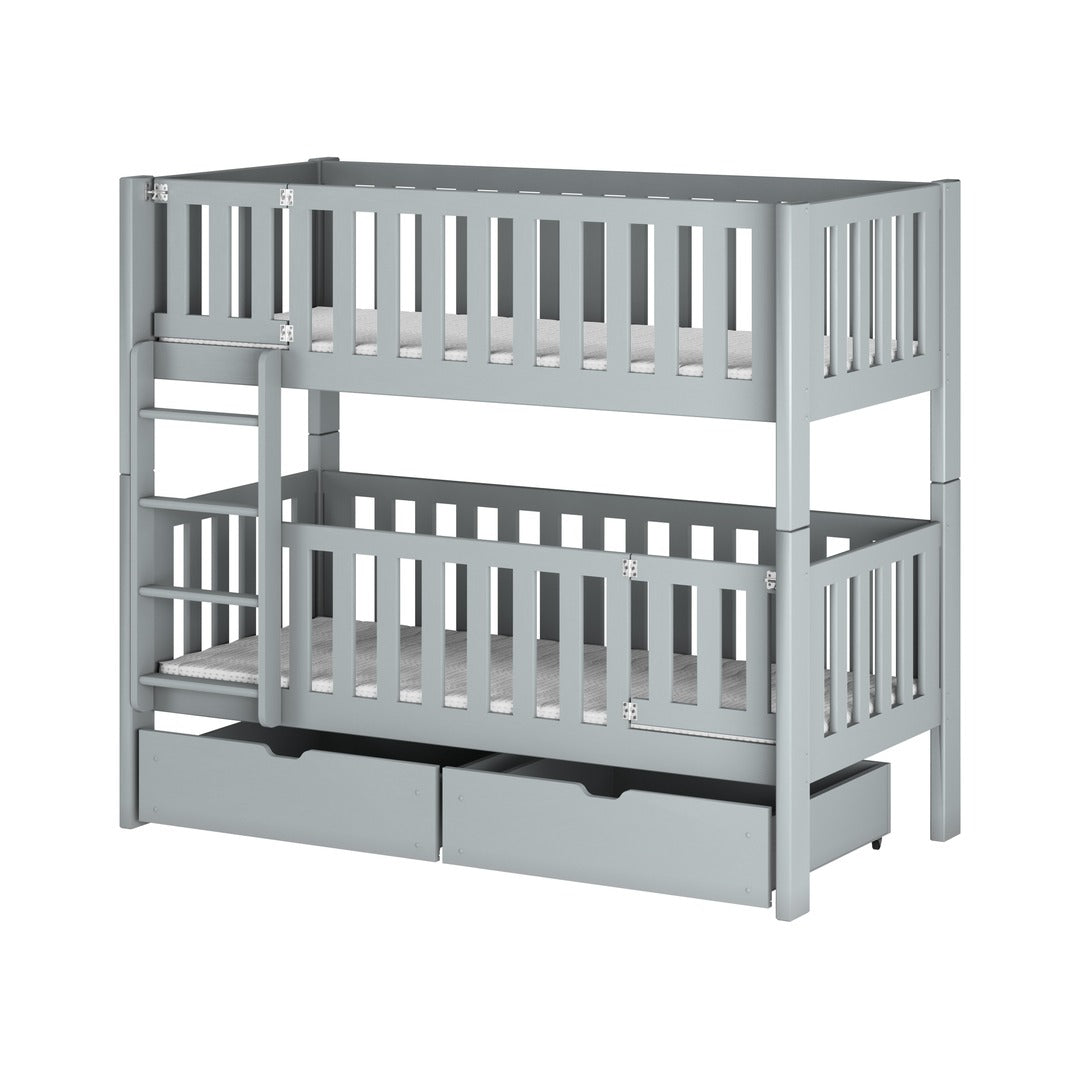 Wooden Bunk Bed Ksawery With Drawers, image 5
