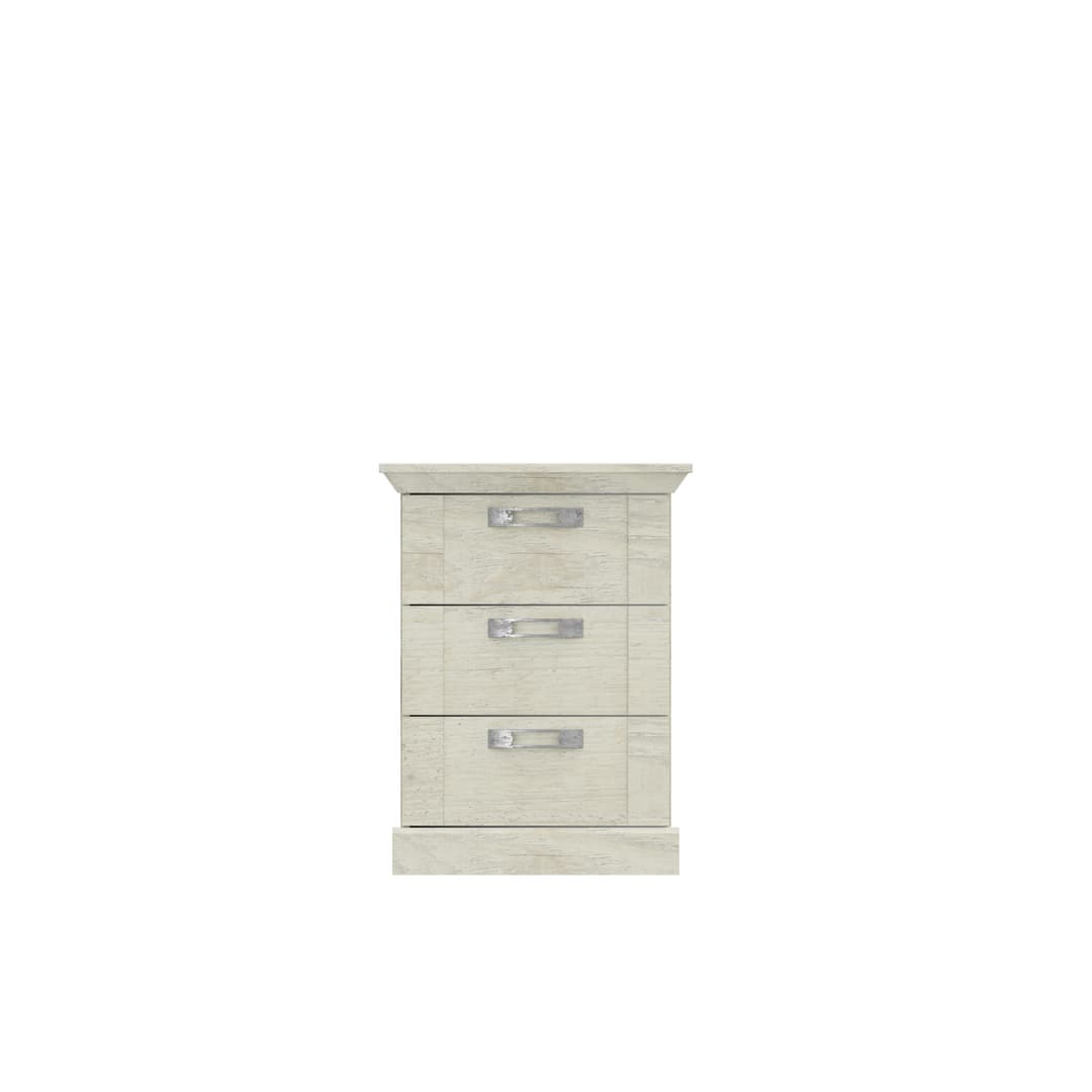 Kashmir Bedside Table 50cm in White, image 4