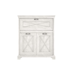 Kashmir Highboard Cabinet 123cm in White, image 4