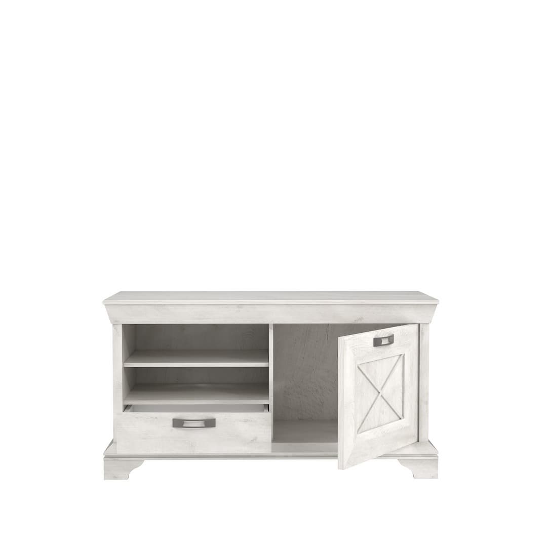 Kashmir TV Cabinet 123cm in White, image 5