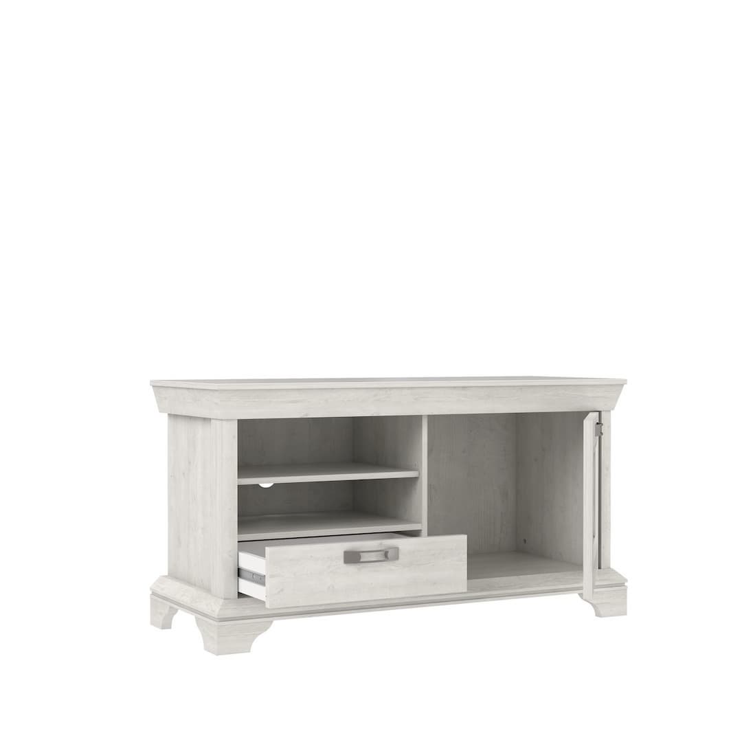 Kashmir TV Cabinet 123cm in White, image 3