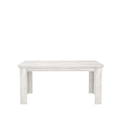 Kashmir Extending Dining Table 160cm in White, image 2