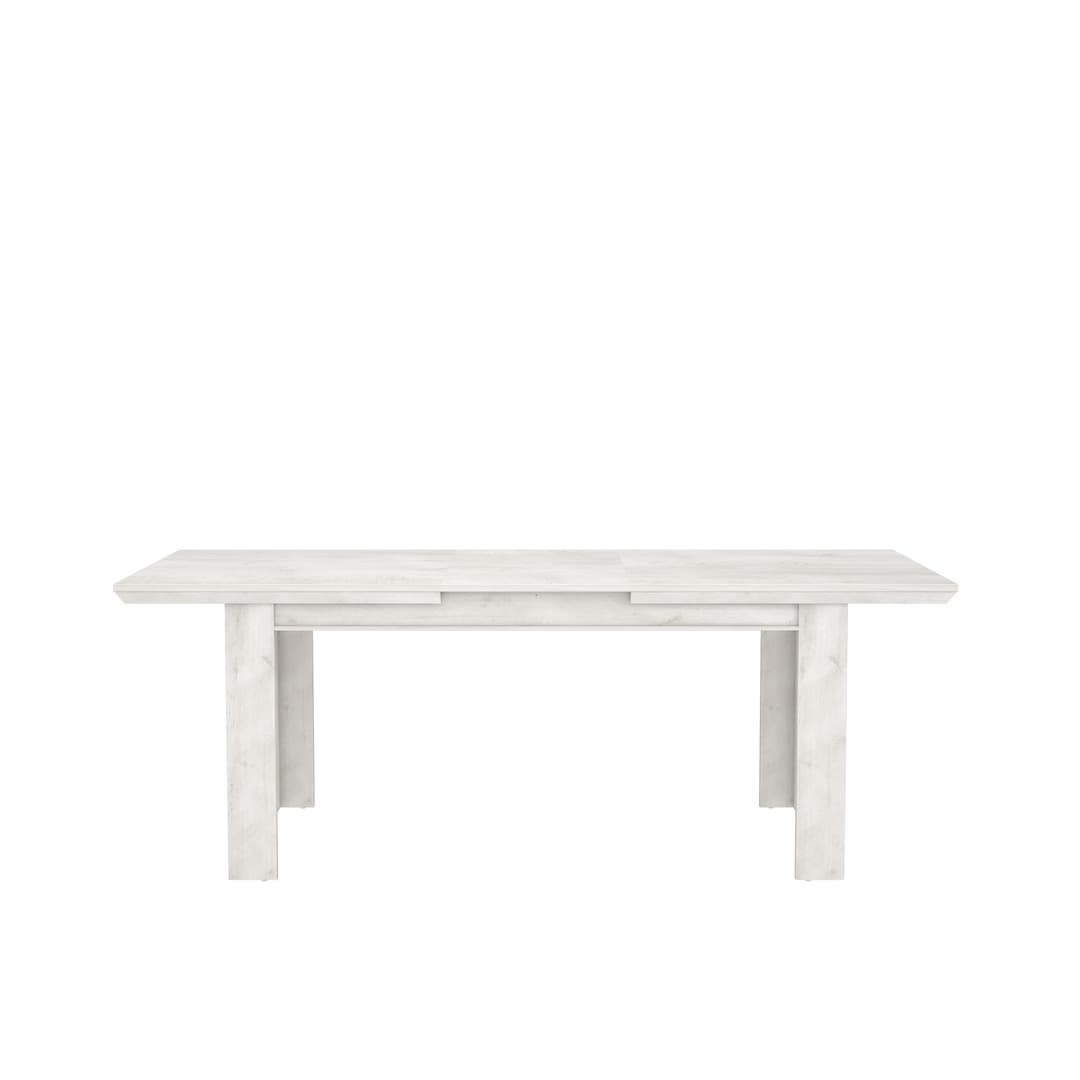 Kashmir Extending Dining Table 160cm in White, image 3