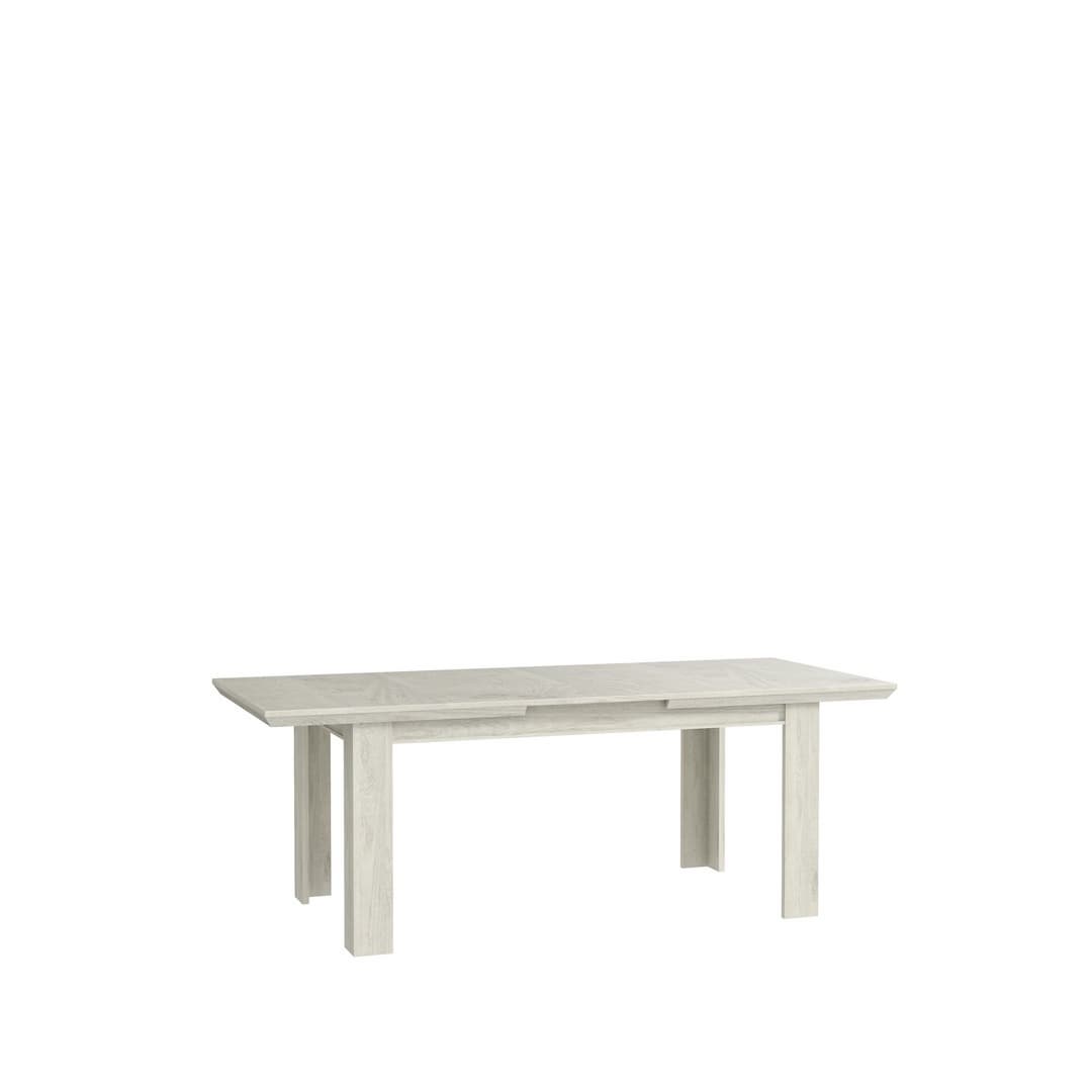 Kashmir Extending Dining Table 160cm in White, image 4