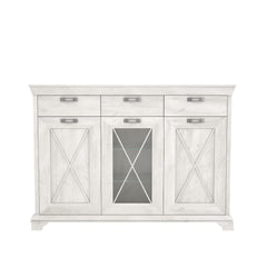 Kashmir Display Cabinet 178cm in White, image 4