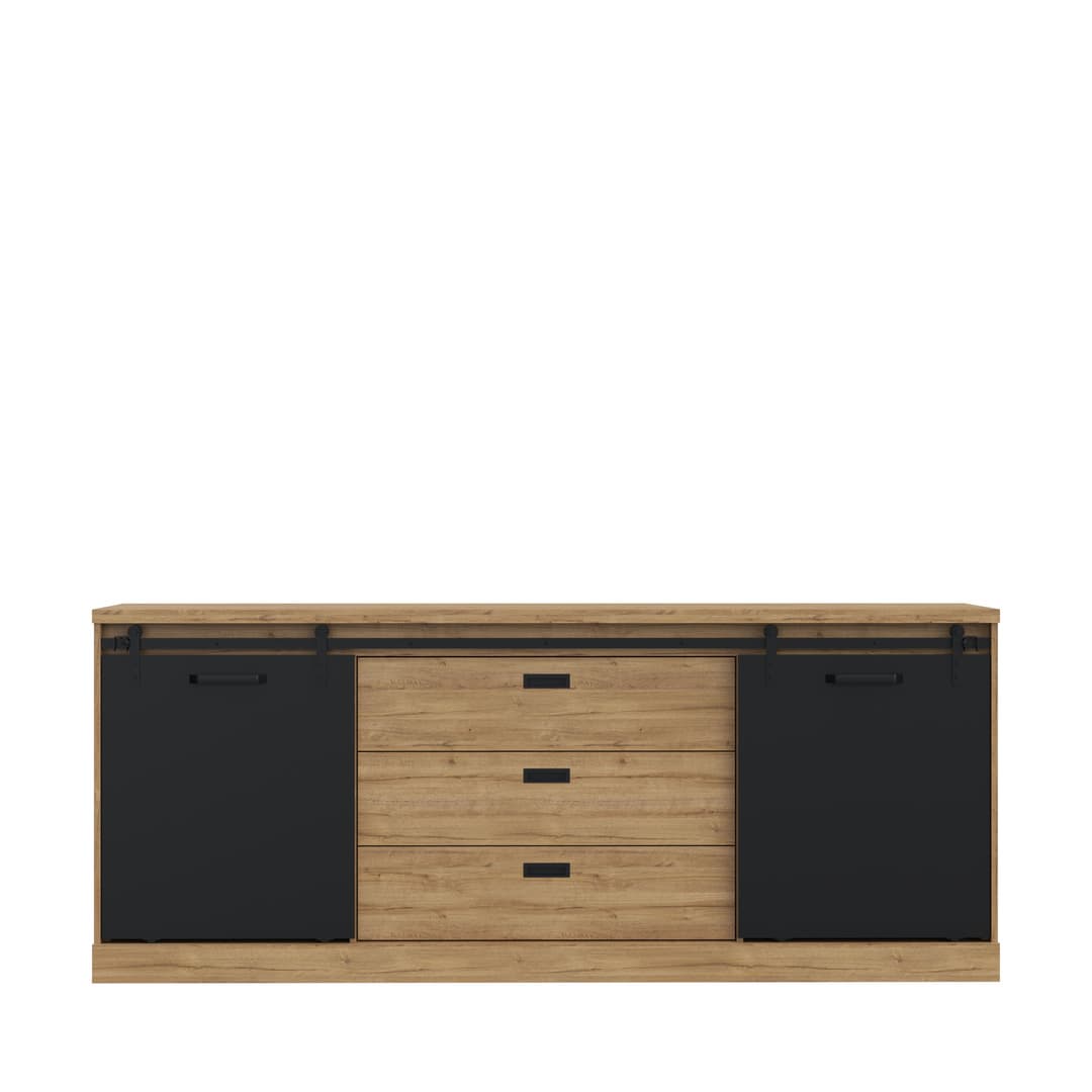 Kaszimiro Chest Of Drawers 213cm in Oak Waterford, image 4