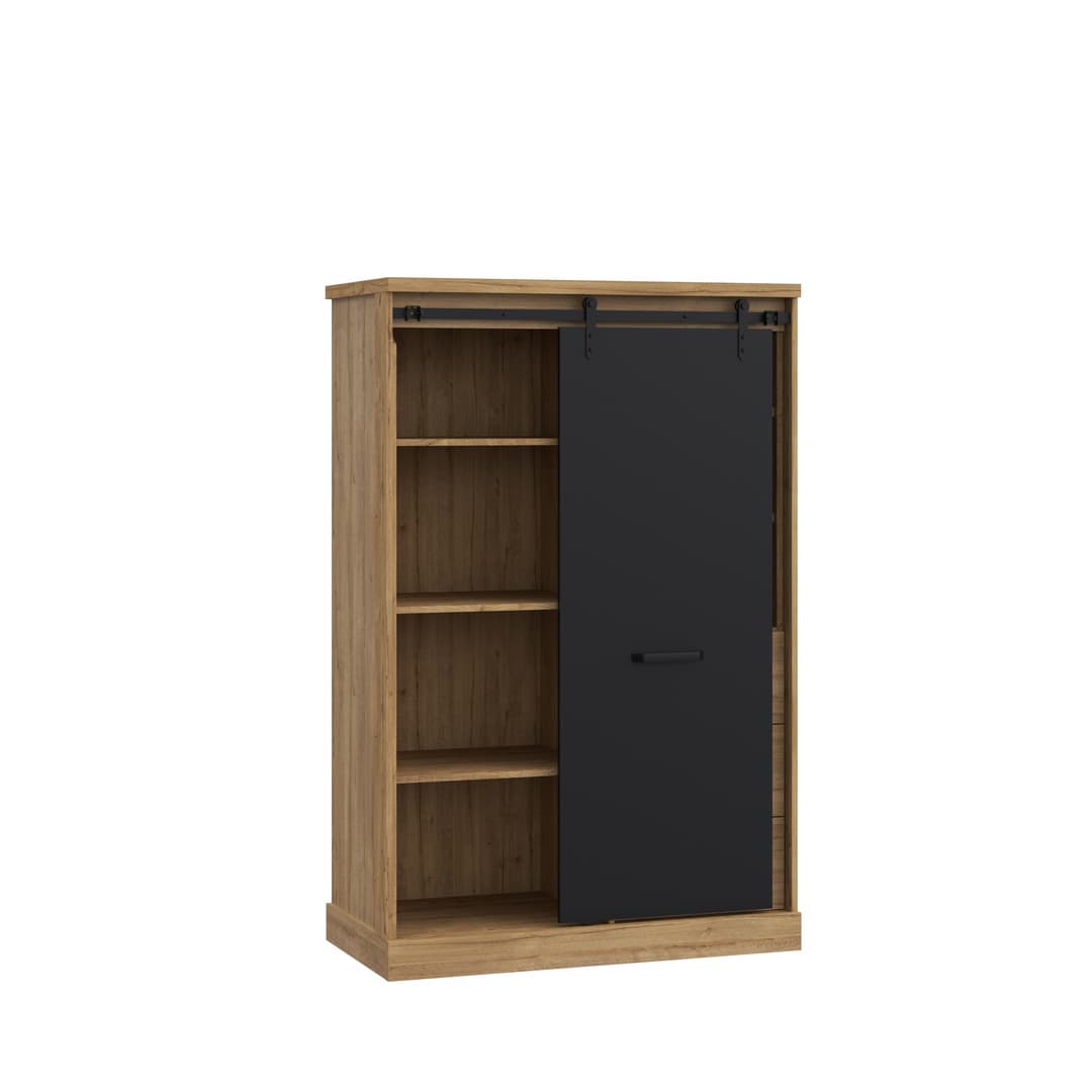 Kaszimiro Highboard Cabinet 103cm in Oak Waterford, image 3