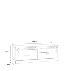 Kaszimiro TV Cabinet 163cm in Oak Waterford, image 8