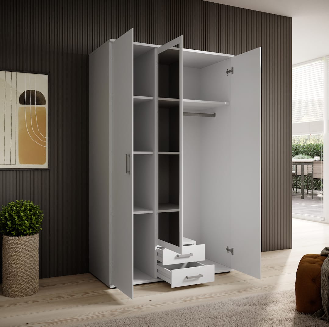 Karl Hinged Door Wardrobe 120cm - product image 2