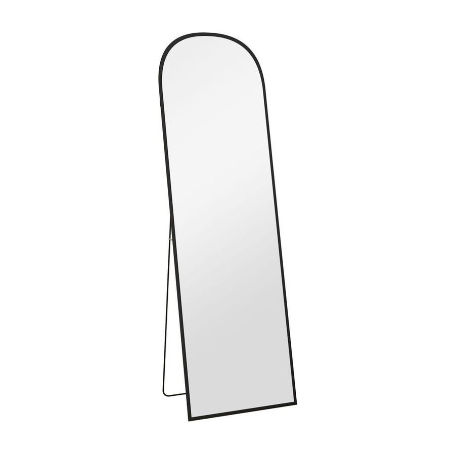 HOMCOM 162cm Aluminium Frame Standing Mirror - Black