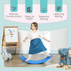 ZONEKIZ Balance Board, Kids Wobble board, for Ages 3-6 Years - Dark Blue