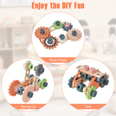Kids Play Tool Workbench with Rich Tool Set and Realistic Accessories