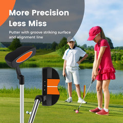 Kids Complete Golf Clubs Set for Boys and Girls Aged 8-10/11-13 Years-Yellow