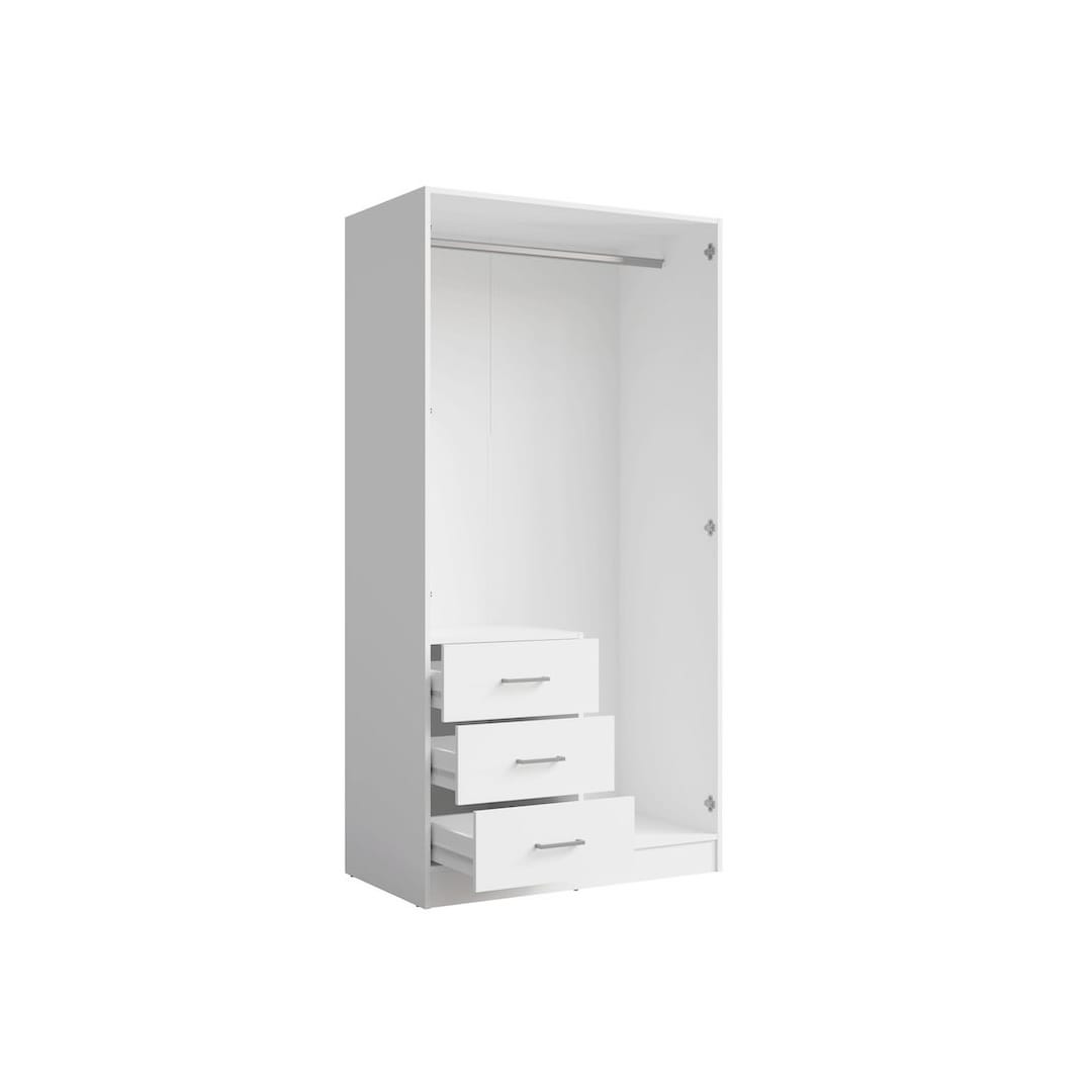 Konso Hinged Door Wardrobe 101cm
