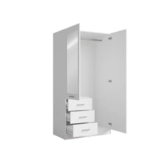Konso Hinged Door Wardrobe 101cm