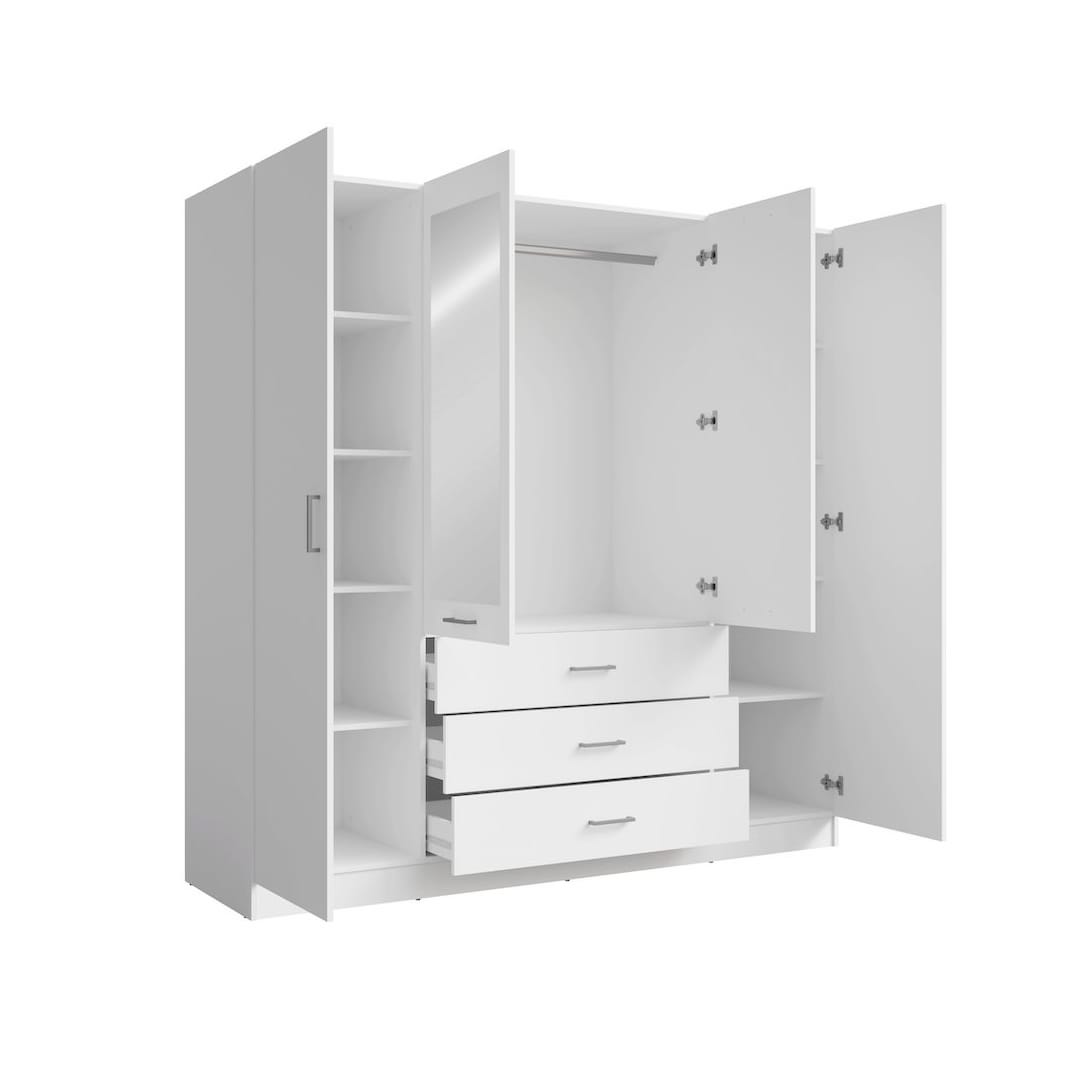 Konso Hinged Door Wardrobe 200cm