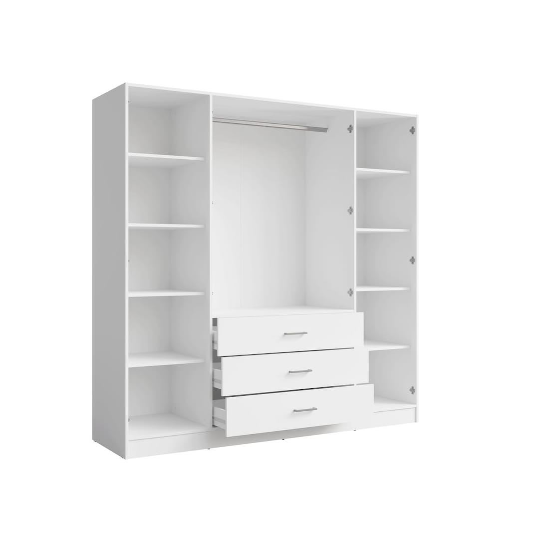Konso Hinged Door Wardrobe 200cm