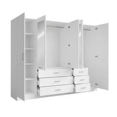 Konso Hinged Door Wardrobe 250cm