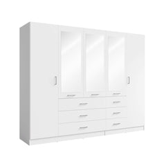Konso Hinged Door Wardrobe 250cm