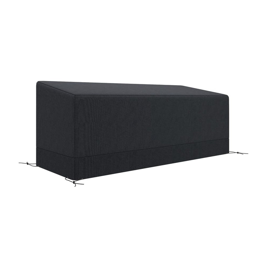 Outsunny Rectangular Patio Garden Furniture Cover Waterproof for 3 Seater Sofa Bistro Set, UV Resistant Protection 600D