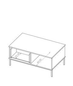 Querty 02 Coffee Table 100cm