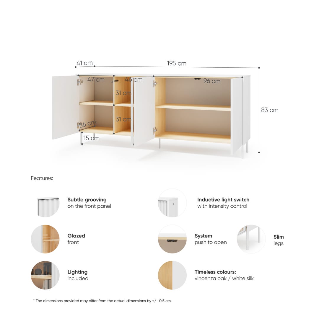 Liba Sideboard Cabinet 195cm