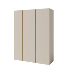 Luca LC1 Hinged Door Wardrobe 145cm in Beige, image 7
