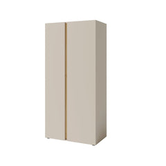 Luca LC3 Hinged Door Wardrobe 90cm in Beige, image 7