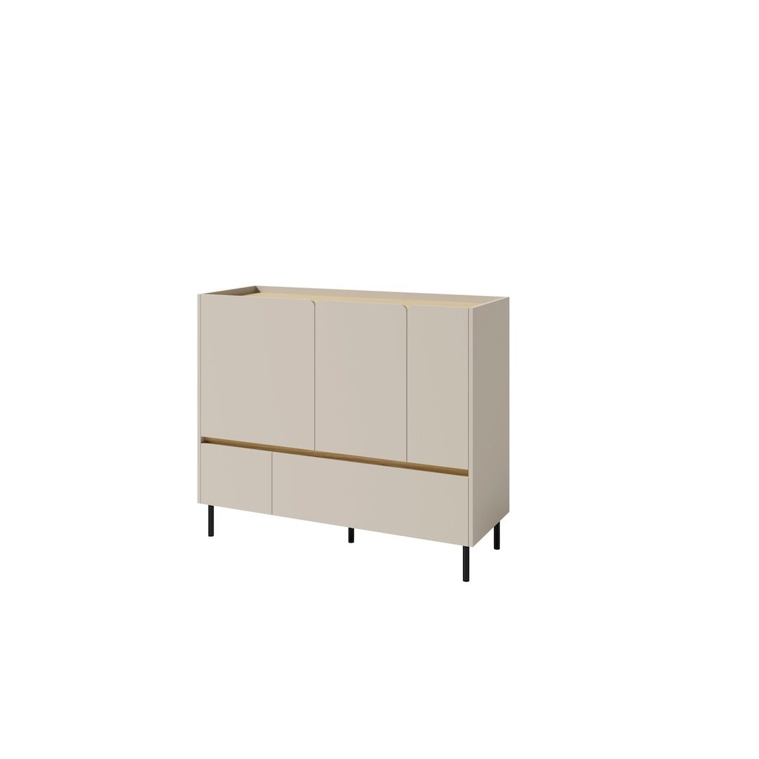 Luca LC8 Sideboard Cabinet 120cm in Beige, image 7