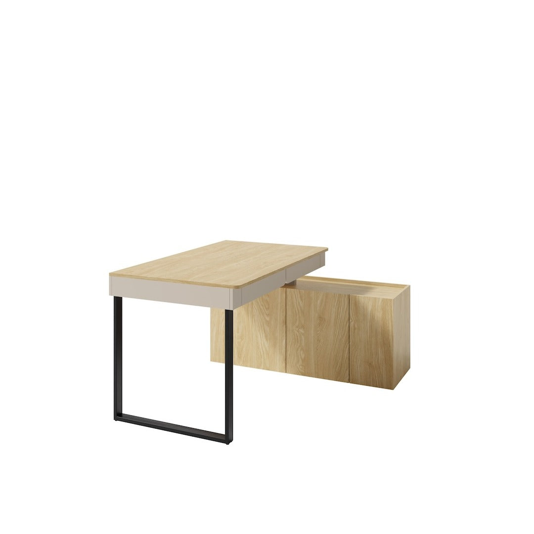 Luca LC10 Desk 228cm in Beige, image 8