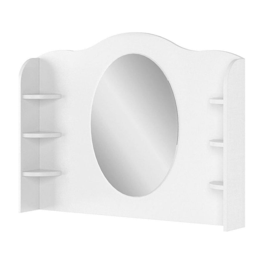 Luna LN-06 Desk Hutch with Mirror 94cm