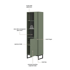 Loft Tall Display Cabinet 53cm, image 41