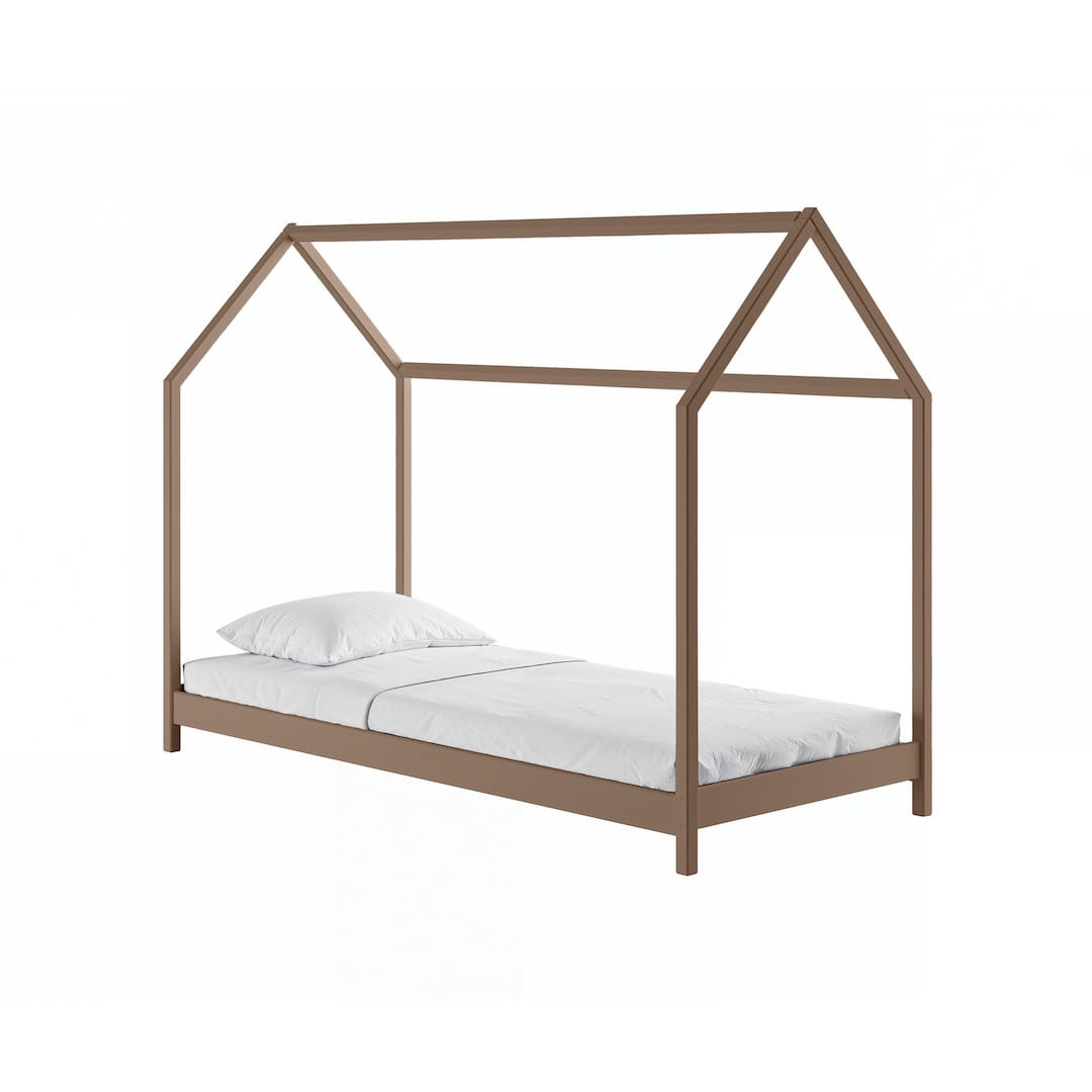 Wooden Single House Bed Lucky