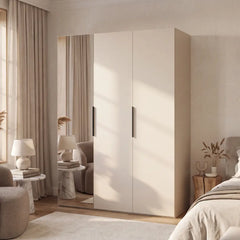 Lumo Hinged Door Wardrobe 150cm in Cashmere, image 6