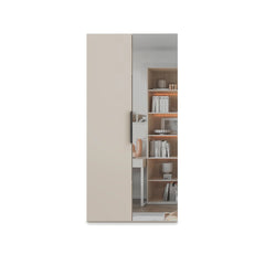 Lumo Hinged Door Wardrobe 100cm in Cashmere, image 12