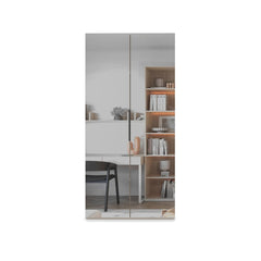 Lumo Hinged Door Wardrobe 100cm in Cashmere, image 17