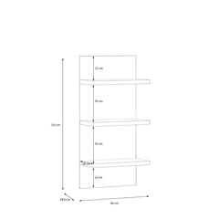 Lewisville Floating Shelf 60cm in Oak Valencia, image 9