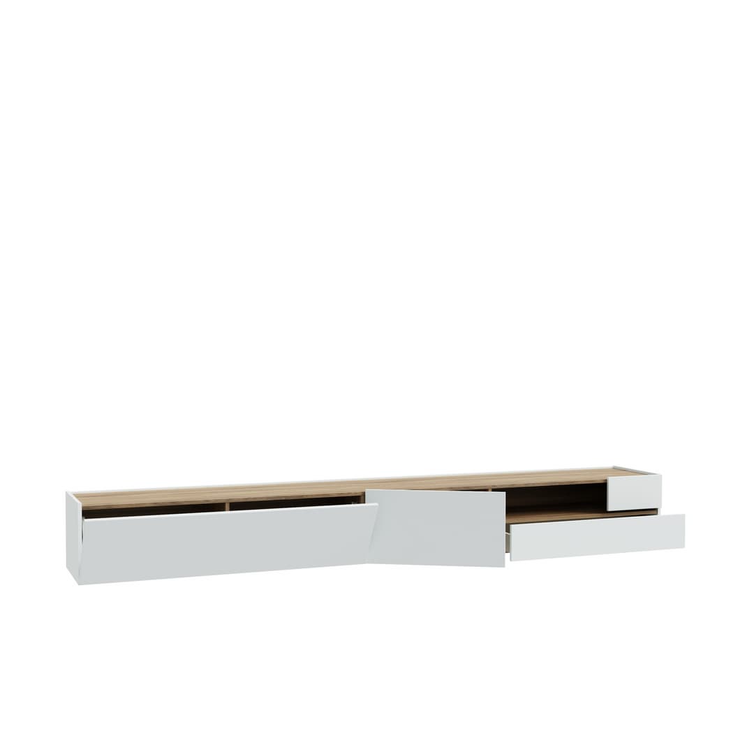 Lewisville Floating TV Cabinet 270cm in Grey, image 4