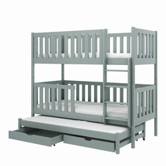 Lea Bunk Bed with Trundle and Storage - product image 5