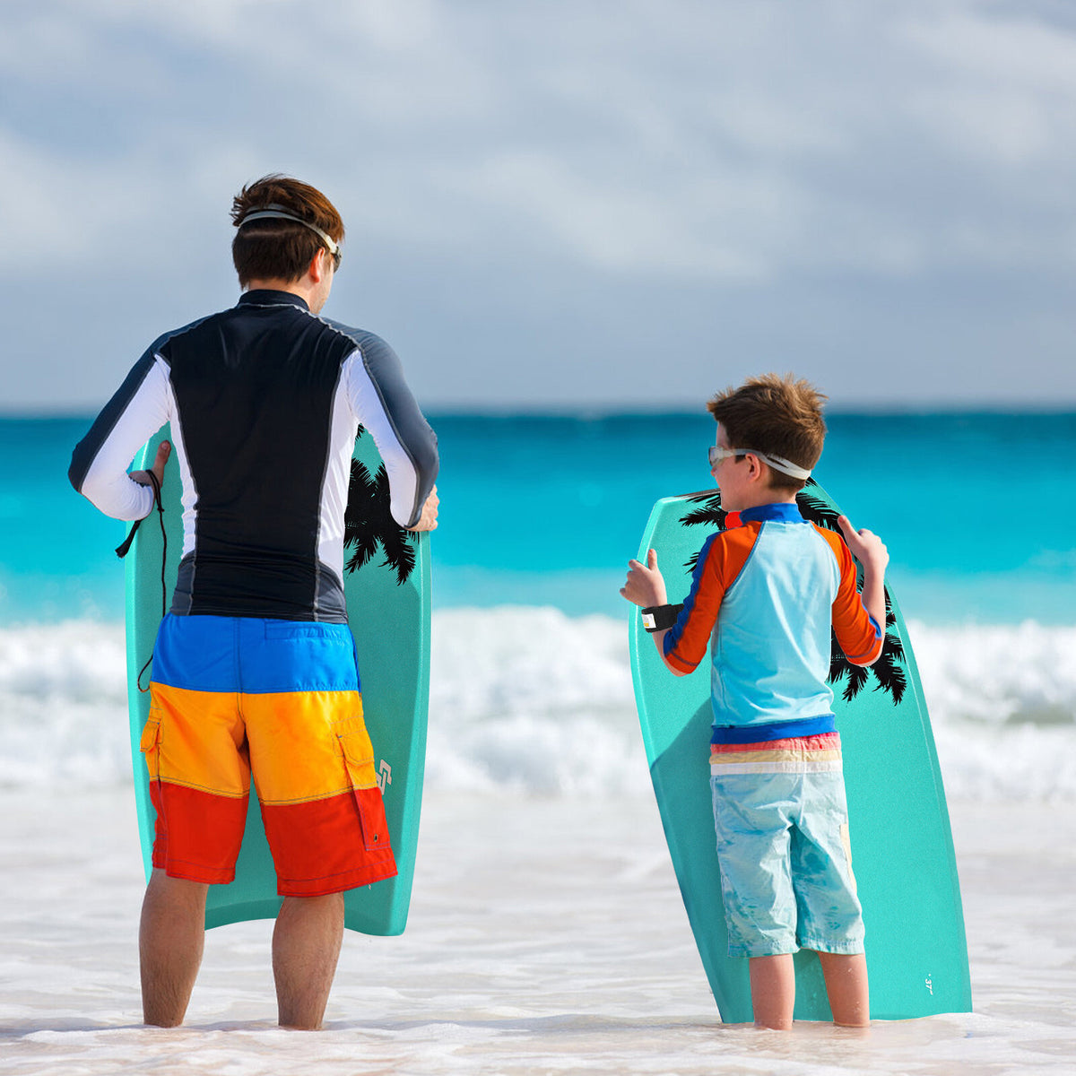 Lightweight Body Board Board with EPS Core XPE Deck HDPE Bottom-M