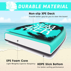 Lightweight Body Board Board with EPS Core XPE Deck HDPE Bottom-M
