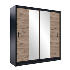 Lisbon II Sliding Door Wardrobe 203cm, image 8