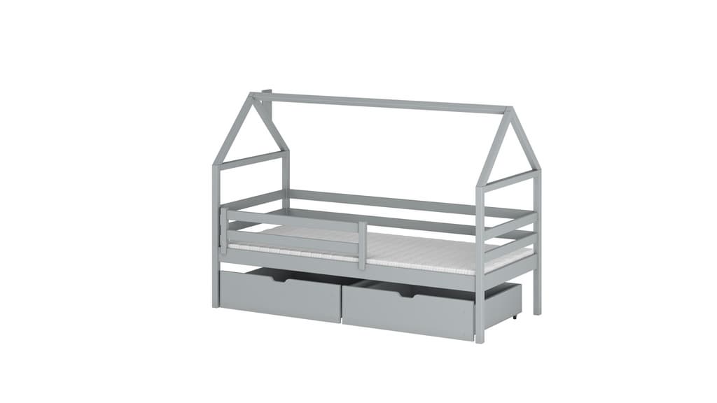 Wooden Single Bed Aaron With Storage