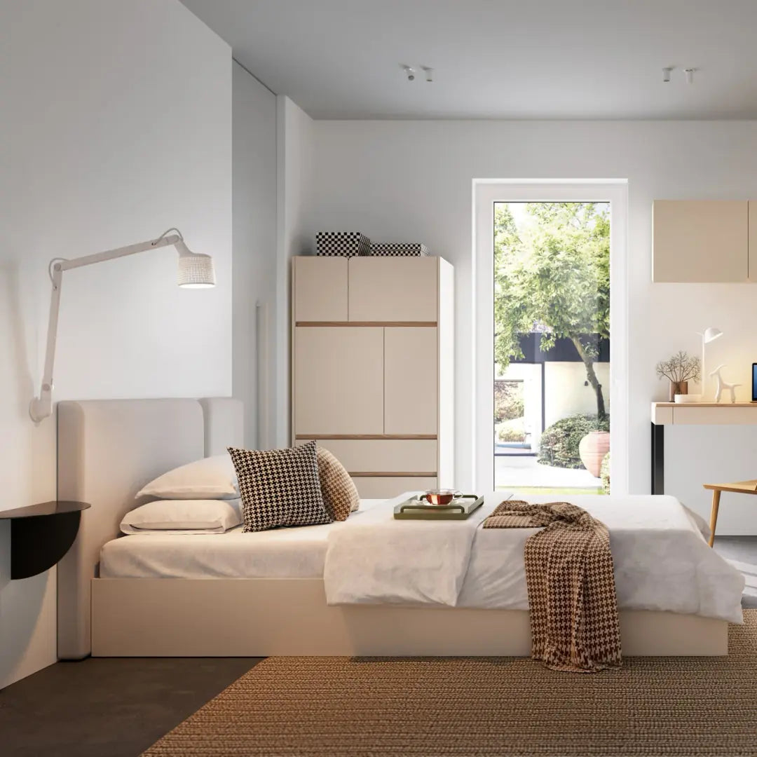 Luca LC1 Hinged Door Wardrobe 145cm, image 8