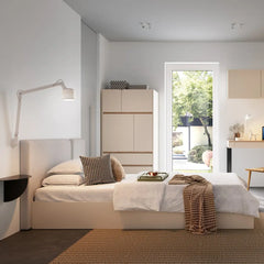 Luca LC1 Hinged Door Wardrobe 145cm, image 8