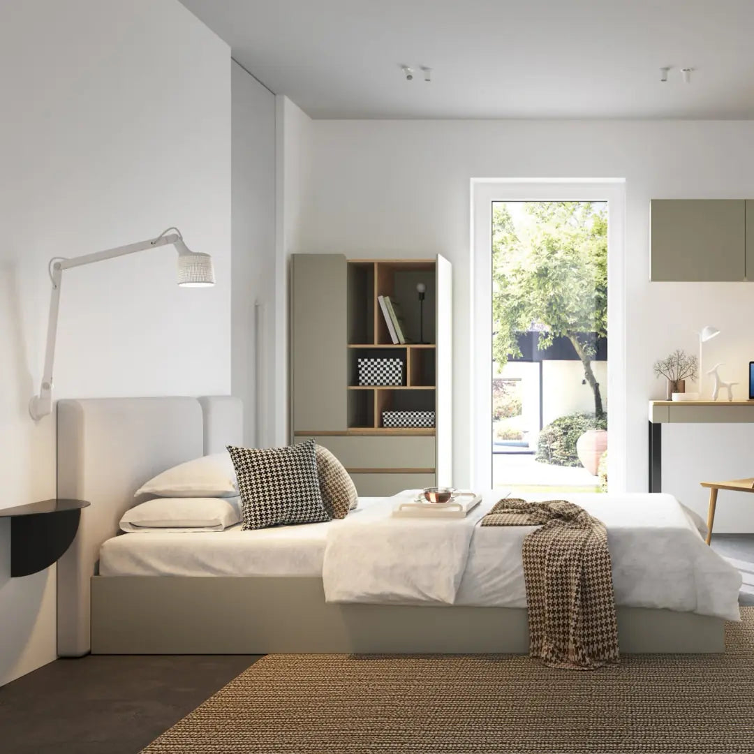 Luca LC1 Hinged Door Wardrobe 145cm, image 3