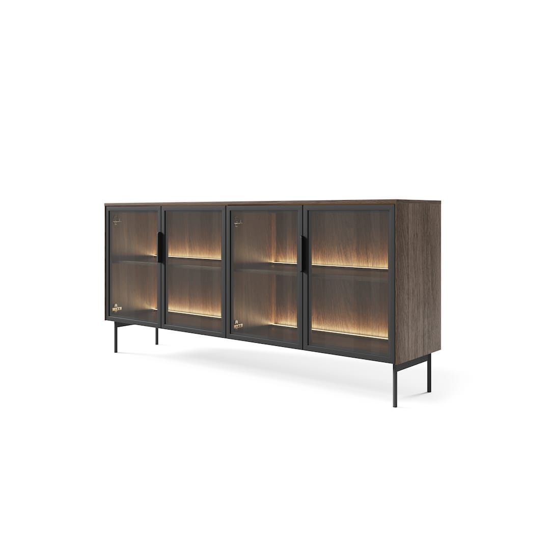 Lumi Display Sideboard Cabinet 181cm