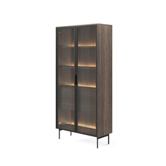 Lumi Tall Display Cabinet 92cm