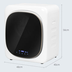 HOMCOM 2.5 kg Compact Tumble Dryer, with UV Sterilisation - White